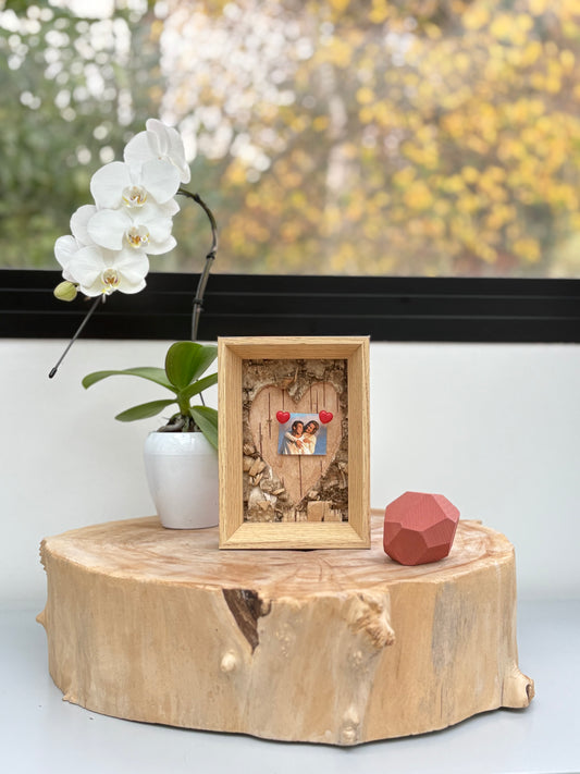 Personalize your Framed Engraved Birch Bark