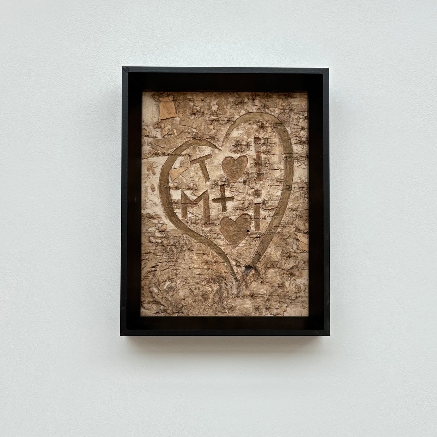 Personalize your Framed Engraved Birch Bark